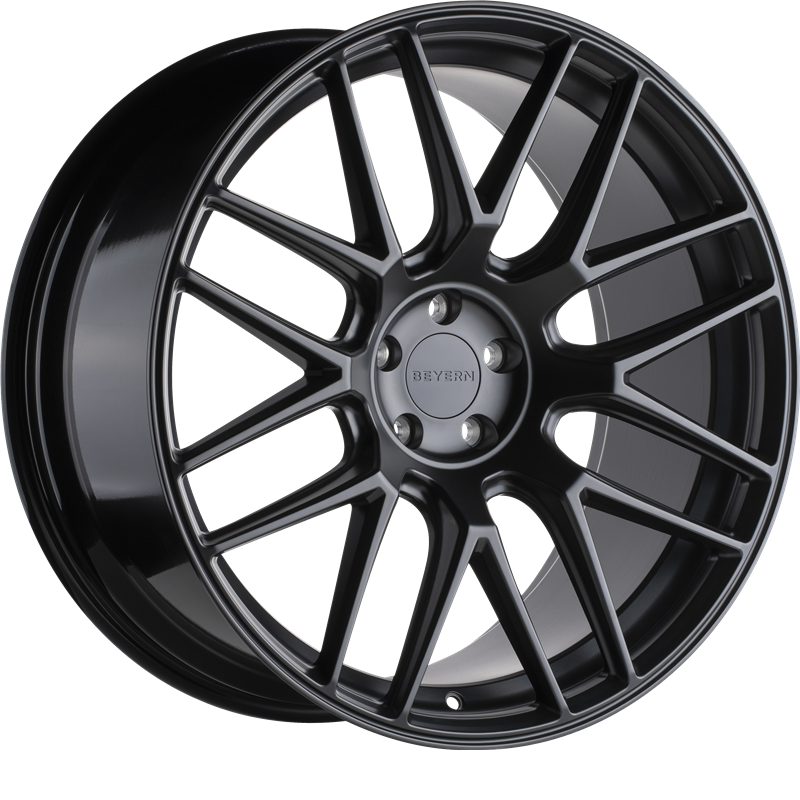 Beyern 17x8 Autobahn Matte Black +35mm