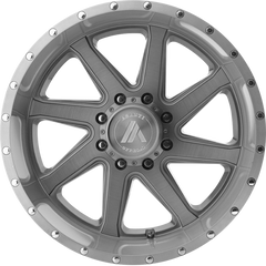 Asanti 20x12 AB814 Windmill Brushed Titanium -40mm