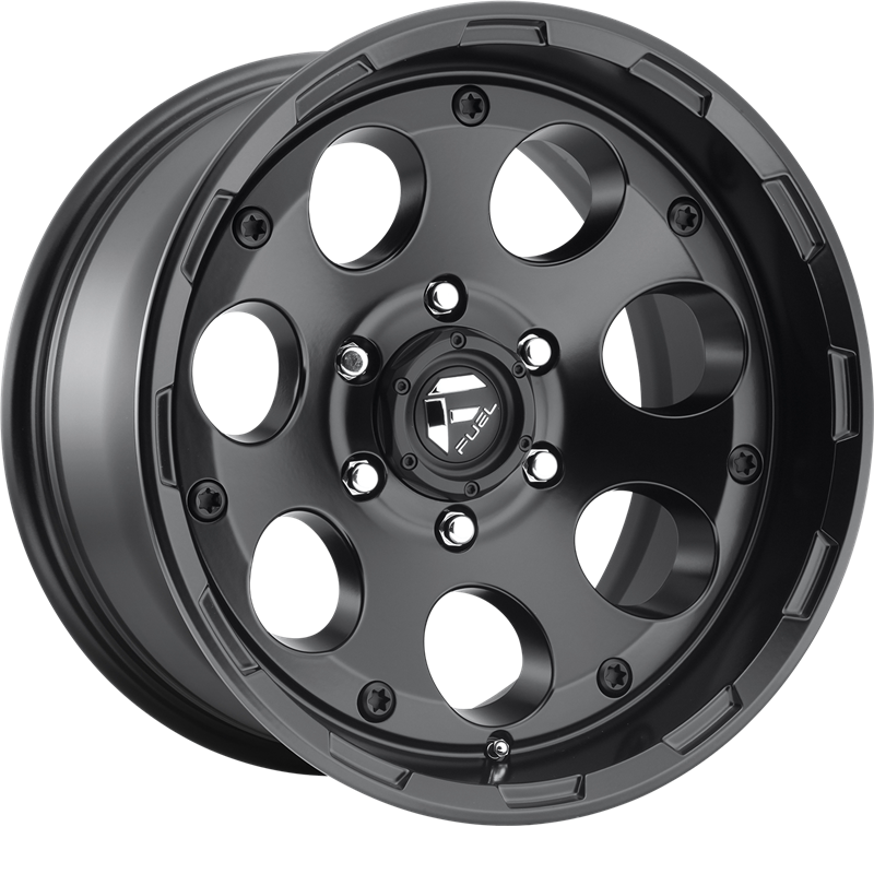 Fuel 17x9 D608 Enduro Matte Black -12mm