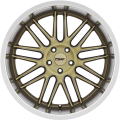 TSW 20x10 Avalon Bronze w/ Brushed Bronze Face and Machined Lip +40mm