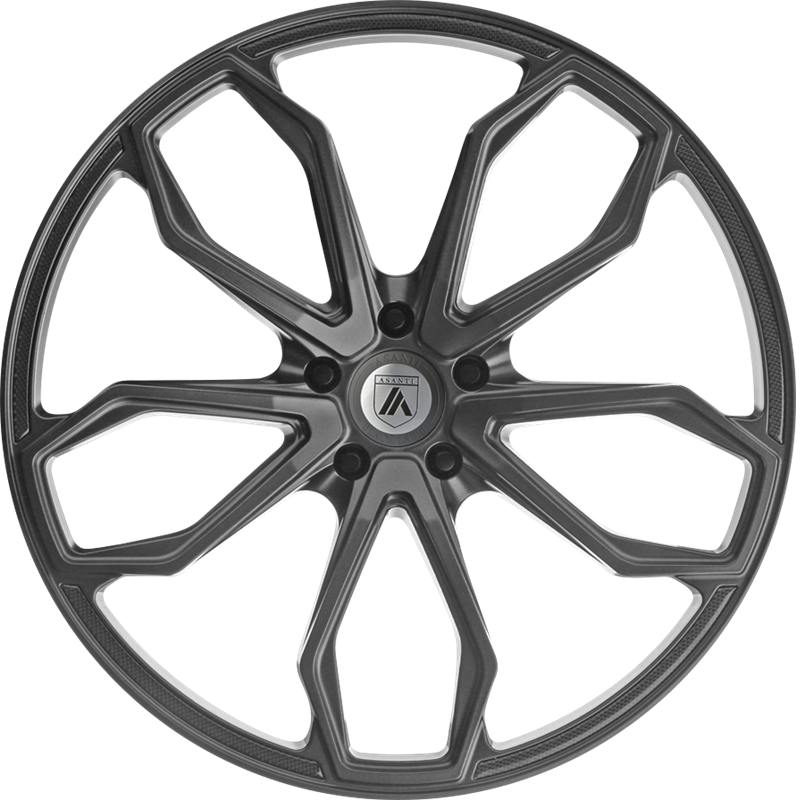 Asanti 20x10 ABL-19 Athena Matte Graphite +45mm