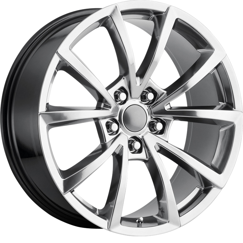 Performance Replicas 20x10 PR184 Dark Hyper Silver +50mm