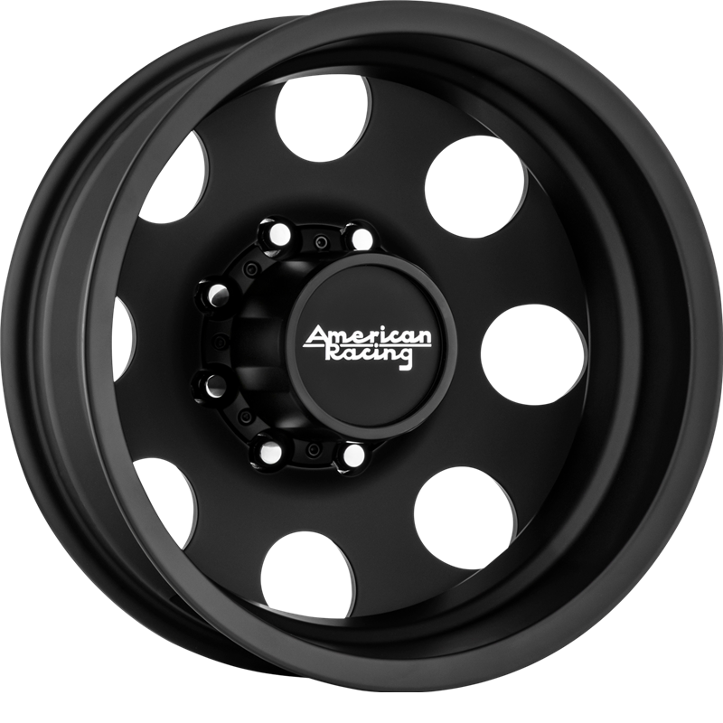 American Racing 17x6.5 AR204 Baja Dually Satin Black +111mm