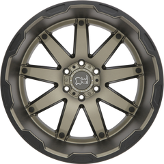 Black Rhino 18x9.5 Oceano Matte Bronze w/ Black Lip Edge -18mm