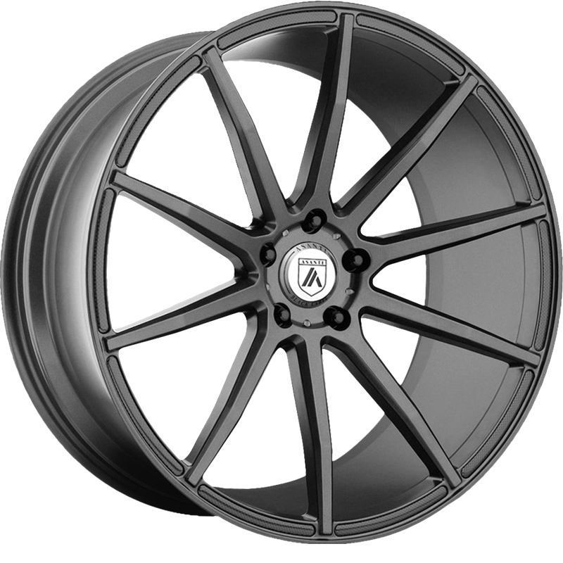 Asanti 20x10 ABL-20 Aries Matte Graphite +45mm