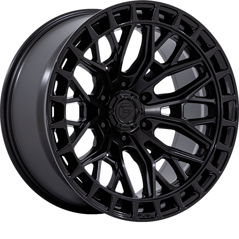 Fuel 20x9 FC869 Sigma Blackout w/ Gloss Black Lip +1mm