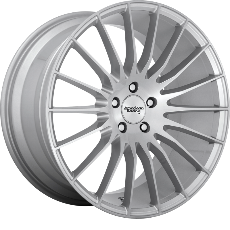 American Racing 20x10 AR934 Fastlane Brushed Silver +40mm