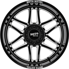 Moto Metal 20x9 MO992 Folsom Gloss Black Milled +18mm