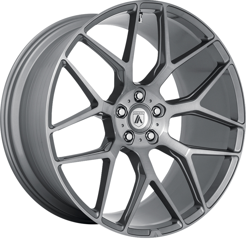 Asanti 20x9 ABL-27 Dynasty Titanium Brushed +45mm