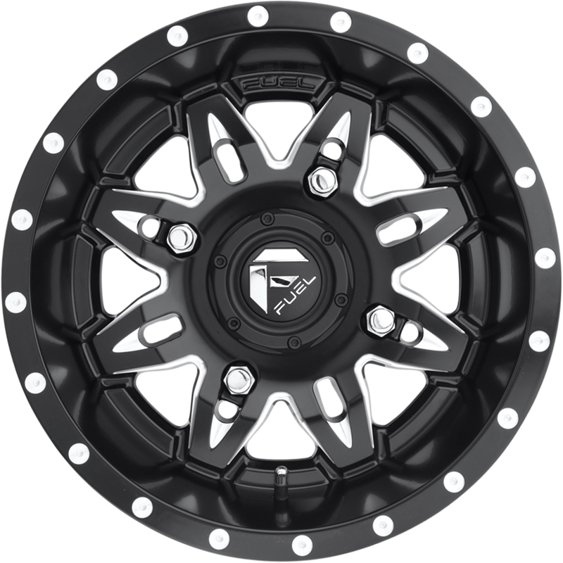 Fuel UTV 15x7 D567 Lethal Gloss Black Milled +13mm