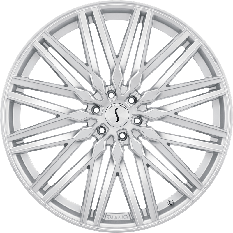 Status 20x9 Adamas Silver w/ Mirror Face +15mm