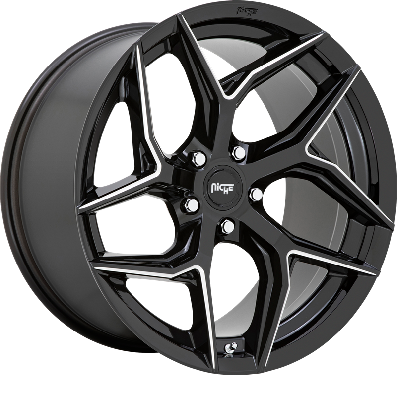 Niche 20x9 M266 Torsion Gloss Black Milled +27mm