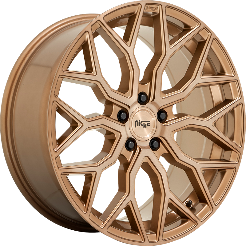 Niche 19x8.5 M263 Mazzanti Bronze Brushed +25mm