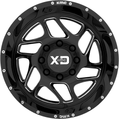 XD 20x9 XD836 Fury Gloss Black Milled +0mm