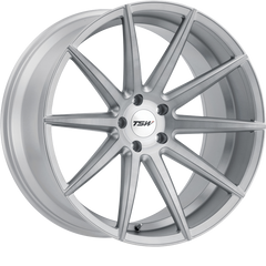 TSW 18x8.5 Clypse Titanium w/ Matte Brushed Face +20mm