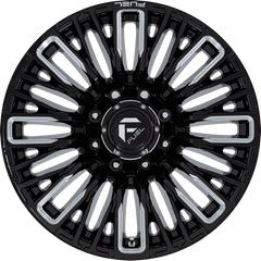 Fuel 17x9 D849 Rebar Gloss Black Milled -12mm