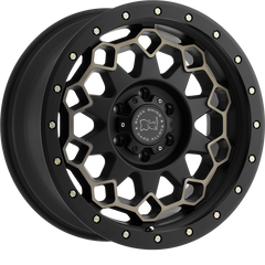 Black Rhino 20x9 Diamante Matte Black w/ Machined Face and Dark Matte Tint +0mm