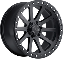 Black Rhino 18x9 Mint Matte Black +12mm