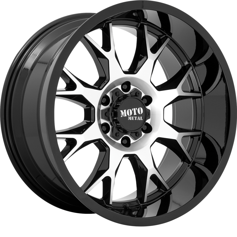 Moto Metal 20x9 MO806 Gloss Black Machined +0mm