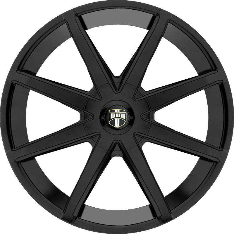 DUB 20x8.5 S110 Push Gloss Black +35mm