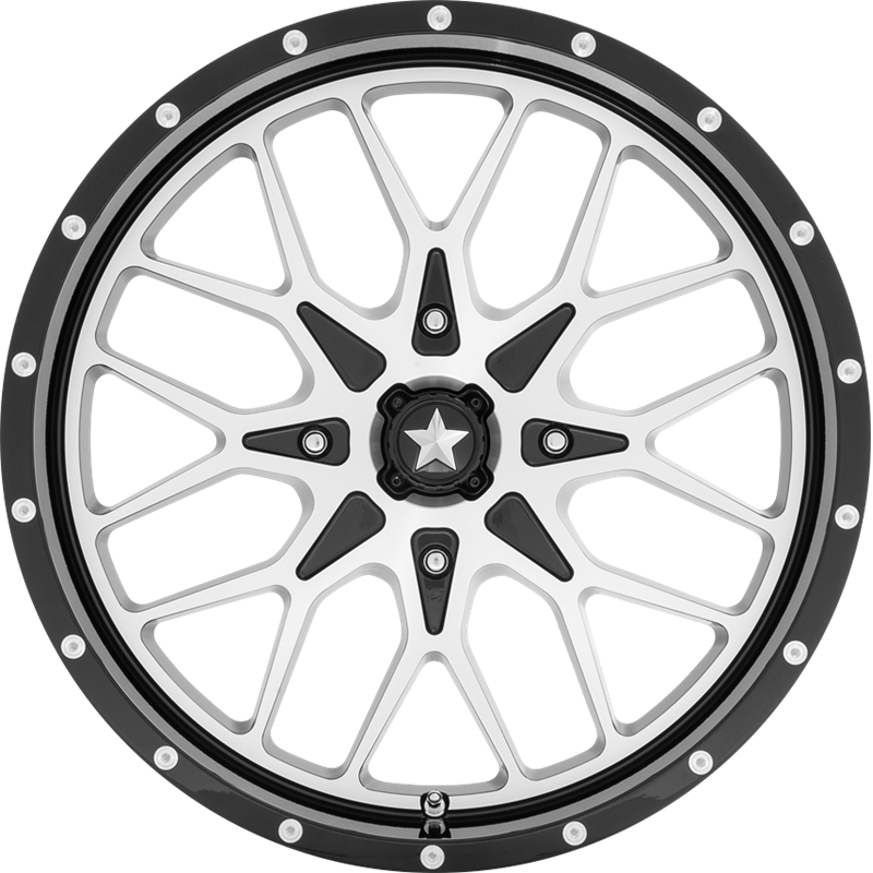 MSA Offroad Wheels 20x7 M45 Portal Gloss Black Machined +0mm