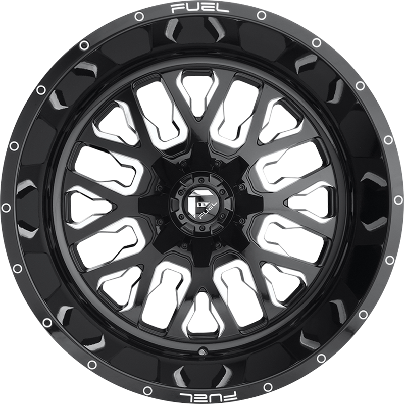 Fuel 20x10 D611 Stroke Gloss Black Milled -19mm