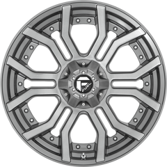 Fuel 20x10 DC713 Rage Brushed Gunmetal w/ Tinted Clear Coat -18mm