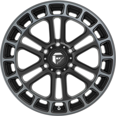 Fuel 20x9 D720 Heater Matte Black Machined w/ Double Dark Tint +1mm