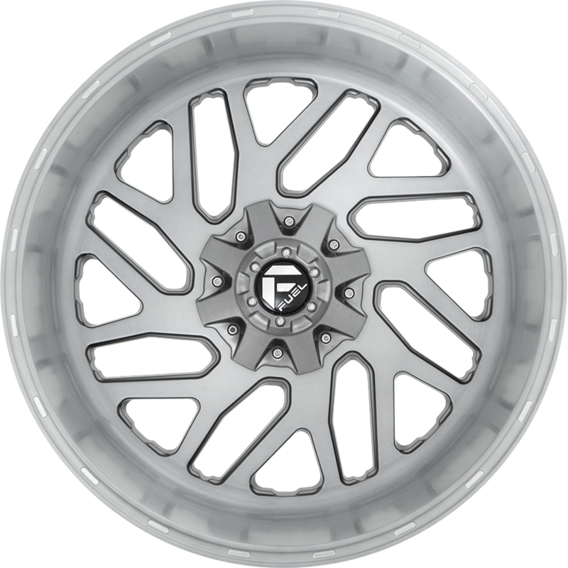 Fuel 20x12 D715 Triton Brushed Gunmetal w/ Tinted Clear Coat -44mm