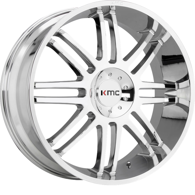 KMC 20x9 KM714 Regulator Chrome +30mm