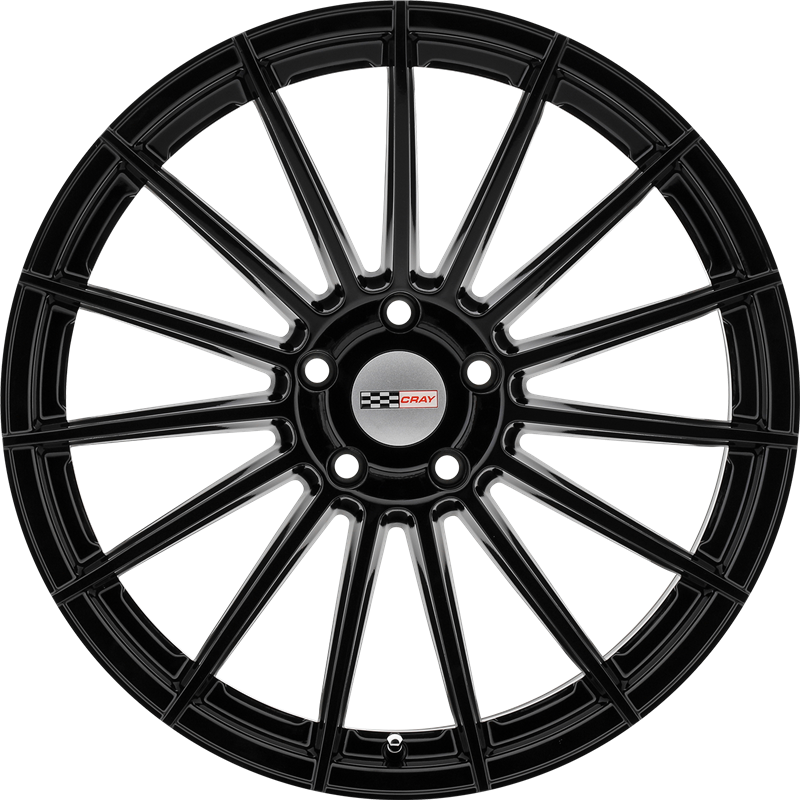 Cray 20x10.5 Mako Gloss Black +65mm