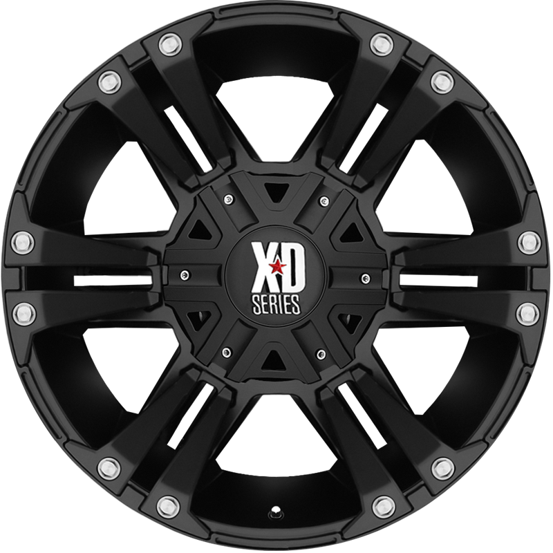 XD 20x10 XD822 Monster II Matte Black -24mm