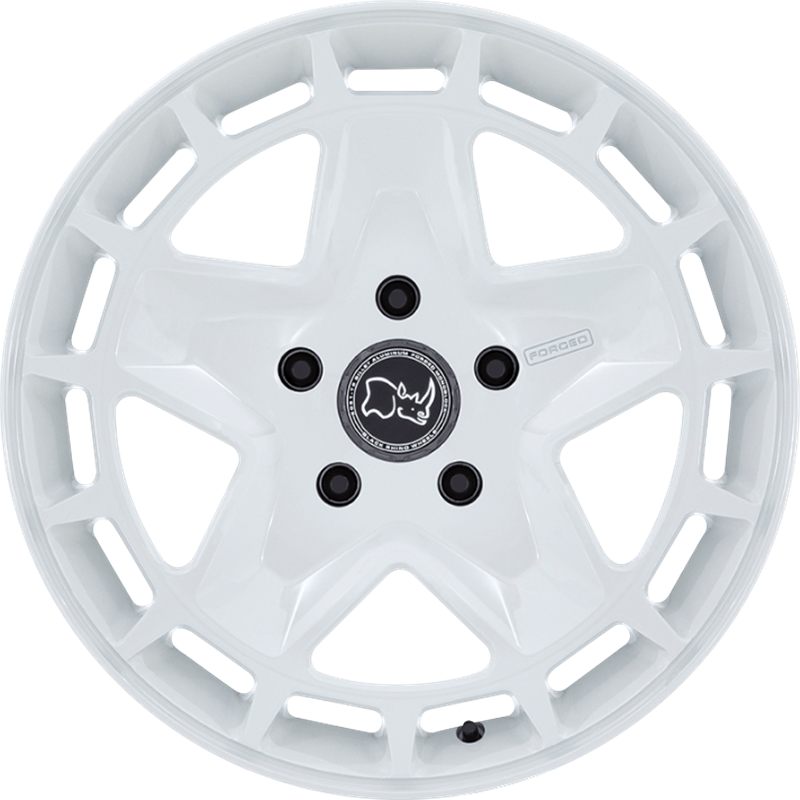 Black Rhino 18x8 Corsica Gloss White +20mm