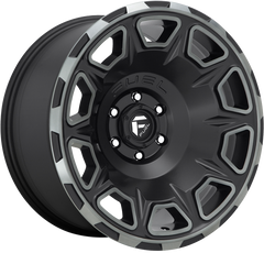 Fuel 20x9 D686 Vengeance Black Machined w/ Dark Tint +1mm