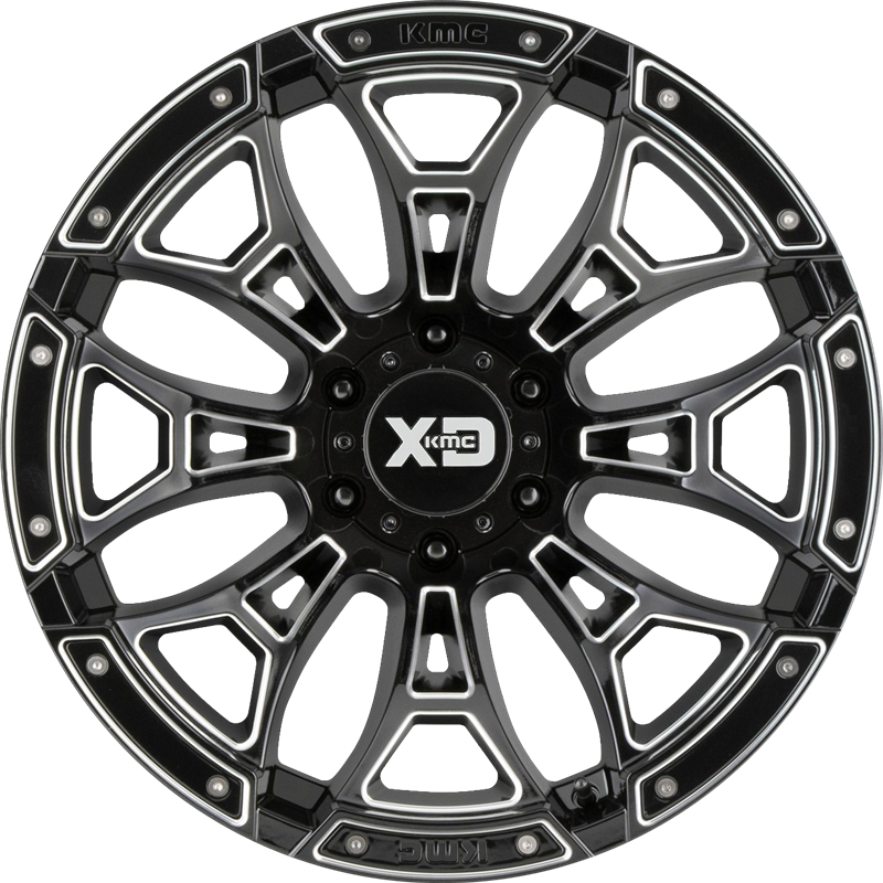 XD 18x9 XD841 Boneyard Gloss Black Milled +0mm