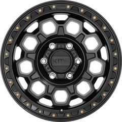 KMC 17x9 KM545 Trek Satin Black -12mm