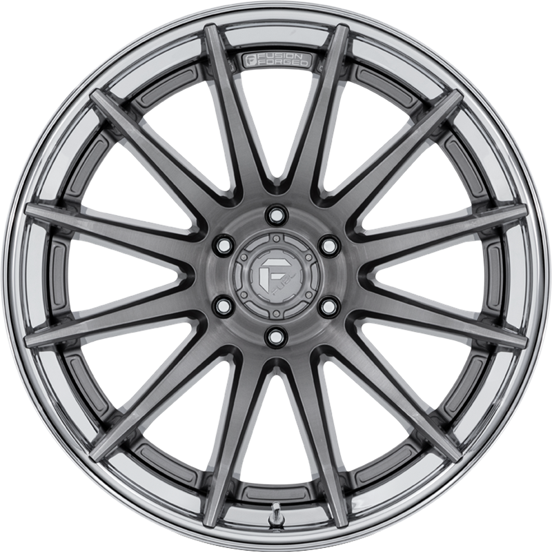 Fuel 20x10 FC403 Burn Platinum w/ Chrome Lip -18mm