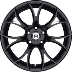 Motegi Racing 18x9.5 MR126 Gloss Black w/ Milled Accents +40mm