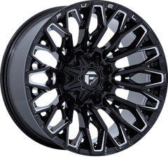 Fuel 20x9 FC865 Strike Gloss Black Milled +1mm