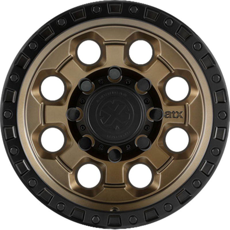 ATX Series 18x9 AX201 Matte Bronze w/ Black Lip +0mm