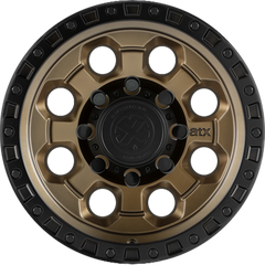 ATX Series 18x9 AX201 Matte Bronze w/ Black Lip +0mm