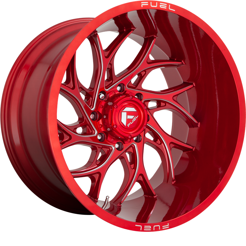 Fuel 20x9 D742 Runner Candy Red Milled +1mm