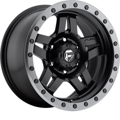 Fuel 20x9 D557 Anza Matte Black w/ Gunmetal Ring +19mm