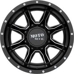 Moto Metal 20x8.25 MO995 Satin Black Milled +127mm