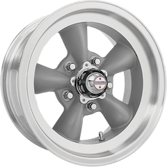 American Racing 15x8.5 VN105 Torq Thrust D Torq Thrust Gray w/ Machined Lip -25mm