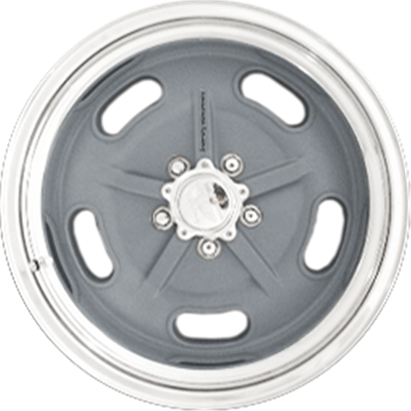 American Racing 17x7 VN470 Salt Flat Mag Gray Center w/ Polished Barrel +0mm