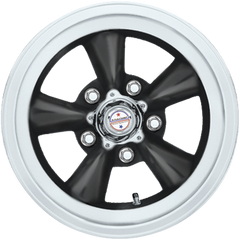 American Racing 15x4.5 VN105 Torq Thrust D Satin Black w/ Machined Lip -15mm