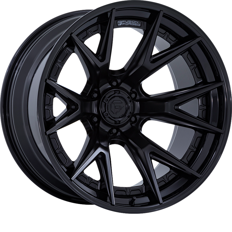 Fuel 20x10 FC402 Catalyst Matte Black w/ Gloss Black Lip -18mm