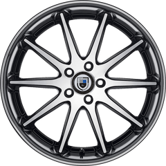 Asanti 20x8.5 ABL-4 Capella Gloss Black w/ Machined Face +20mm