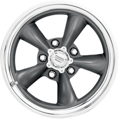 American Racing 20x8 VN205 Classic Torq Thrust II Torq Thrust Gray w/ Polished Lip -11mm